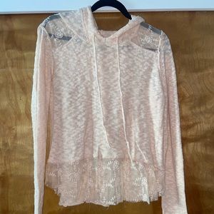 American Rag hoodie peach - L